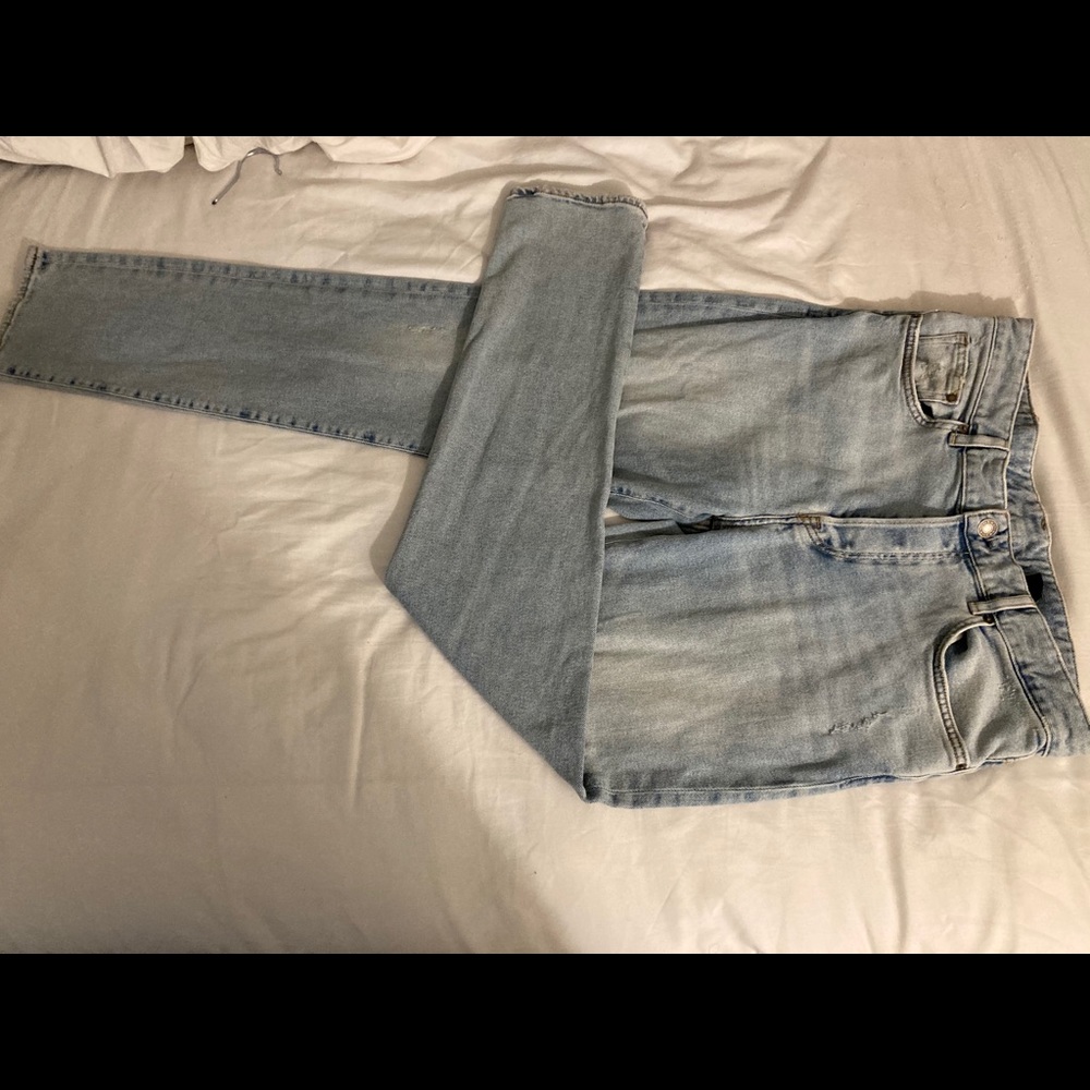 &Denim blue jeans